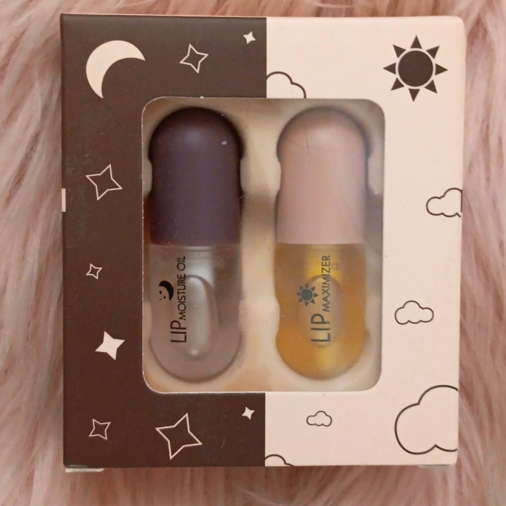 Brand New KISS BEAUTY LIP MOISTURE OIL & MAXIMIZER LIP PLUMPER COFFRET💋